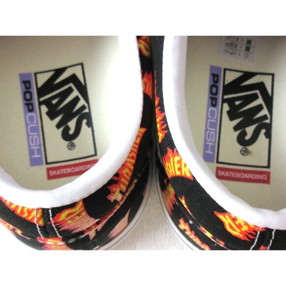 Vans x Thrasher Men's Skate Old Skool Black Multi Logo Canvas shoes Sizes NIB - Picture 6 of 6